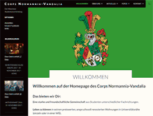 Tablet Screenshot of normannia-vandalia.de